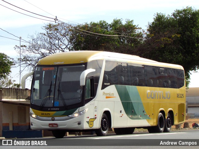 Empresa Gontijo de Transportes 18325 na cidade de Pirapora, Minas Gerais, Brasil, por Andrew Campos. ID da foto: 10269119.