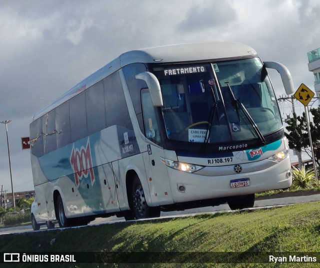 Auto Viação 1001 RJ 108.197 na cidade de Rio das Ostras, Rio de Janeiro, Brasil, por Ryan Martins. Número da foto: #10271391.