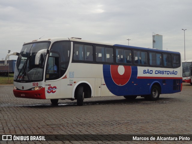 Viação São Cristóvão 1610 na cidade de Lavras, Minas Gerais, Brasil, por Marcos de Alcantara Pinto. ID da foto: 10271680.