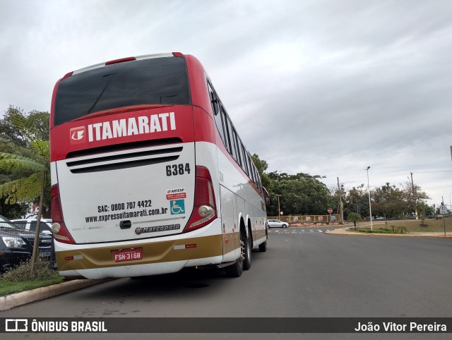 Expresso Itamarati 6384 na cidade de Fernandópolis, São Paulo, Brasil, por João Vitor Pereira. Número da foto: #10270077.