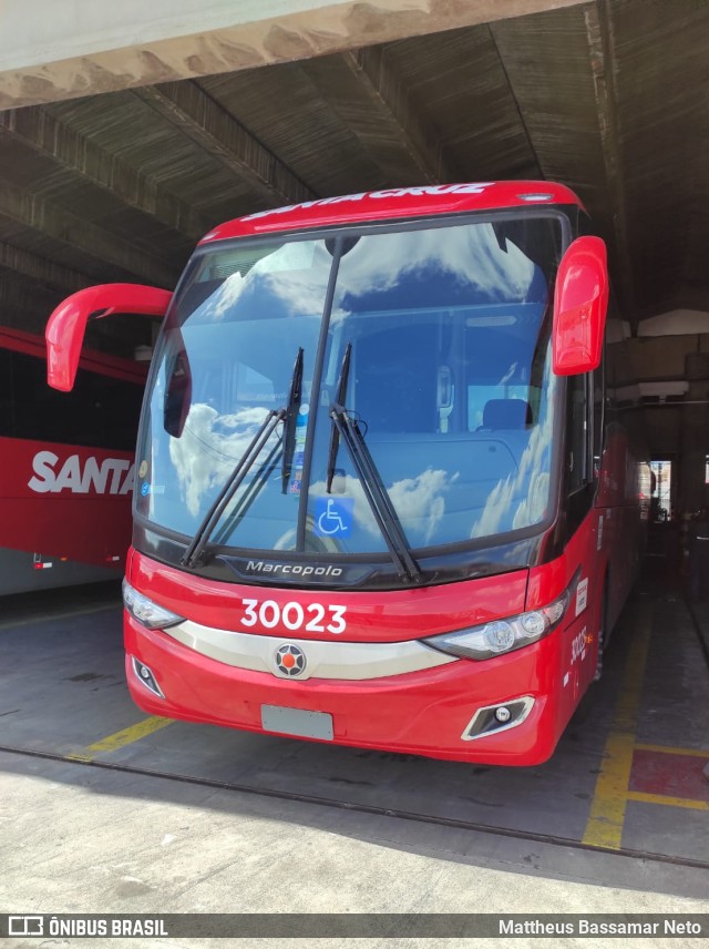Viação Santa Cruz 30023 na cidade de São Paulo, São Paulo, Brasil, por Mattheus Bassamar Neto. Número da foto: #10271331.