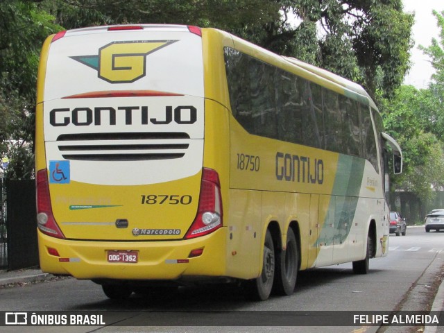 Empresa Gontijo de Transportes 18750 na cidade de São Paulo, São Paulo, Brasil, por FELIPE ALMEIDA. ID da foto: 10272407.