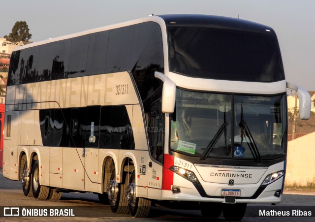 Auto Viação Catarinense 321311 na cidade de Curitiba, Paraná, Brasil, por Matheus Ribas. ID da foto: 10271395.