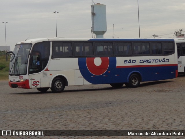 Viação São Cristóvão 2270 na cidade de Lavras, Minas Gerais, Brasil, por Marcos de Alcantara Pinto. ID da foto: 10271697.