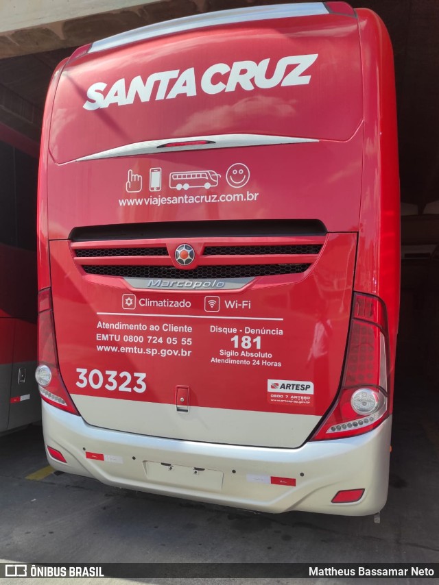 Viação Santa Cruz 30323 na cidade de São Paulo, São Paulo, Brasil, por Mattheus Bassamar Neto. Número da foto: #10271365.