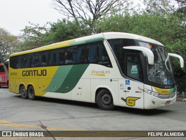 Empresa Gontijo de Transportes 18750 na cidade de São Paulo, São Paulo, Brasil, por FELIPE ALMEIDA. ID da foto: 10272401.