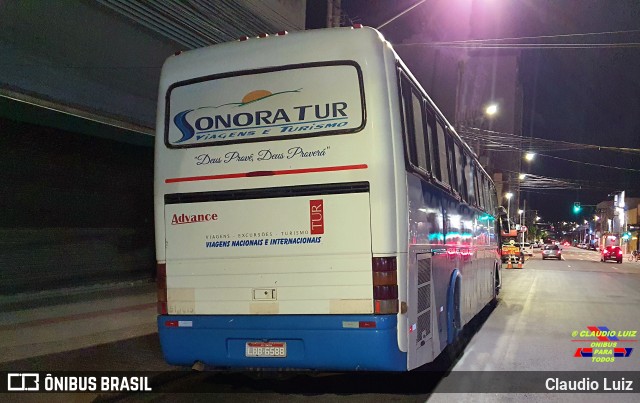 Sonora Tur Viagens e Turismo LBB6588 na cidade de Campo Grande, Mato Grosso do Sul, Brasil, por Claudio Luiz. Número da foto: #10272811.