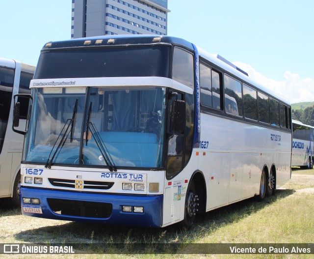 Rotta`s Tur Turismo 1627 na cidade de Aparecida, São Paulo, Brasil, por Vicente de Paulo Alves. ID da foto: 10270726.