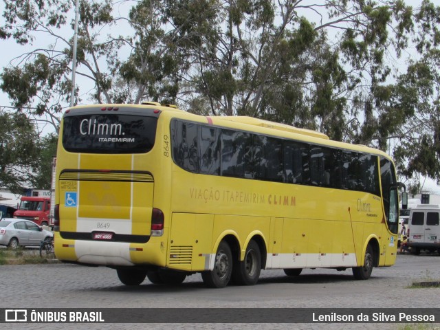 Viação Itapemirim 8649 na cidade de Caruaru, Pernambuco, Brasil, por Lenilson da Silva Pessoa. ID da foto: 10270295.