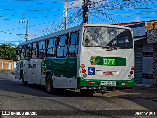 Rodoviária Caxangá 077 na cidade de Olinda, Pernambuco, Brasil, por Shanny Bus. ID da foto: 10272764.