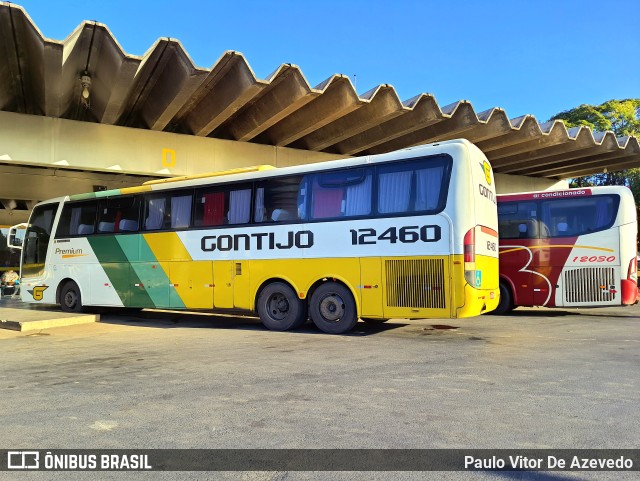 Empresa Gontijo de Transportes 12460 na cidade de Araxá, Minas Gerais, Brasil, por Paulo Vitor De Azevedo. Número da foto: #10271616.