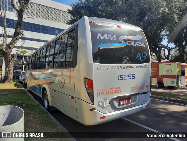 Auto Viação MM Souza Turismo 19255 na cidade de Curitiba, Paraná, Brasil, por Vanderci Valentim. Número da foto: #10271270.
