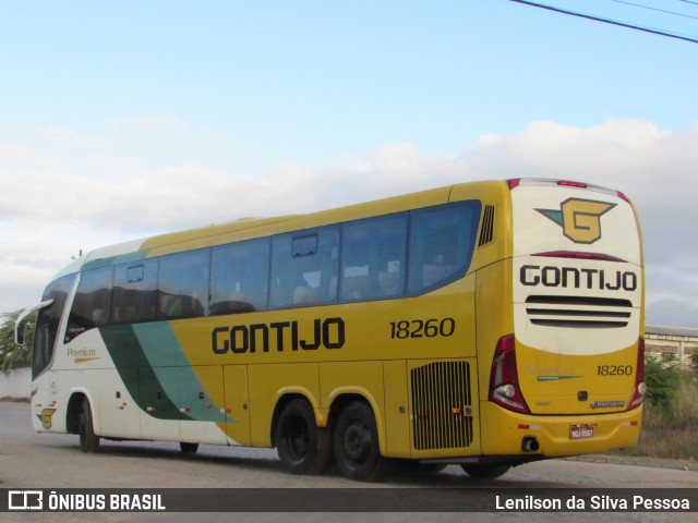 Empresa Gontijo de Transportes 18260 na cidade de Caruaru, Pernambuco, Brasil, por Lenilson da Silva Pessoa. ID da foto: 10270606.