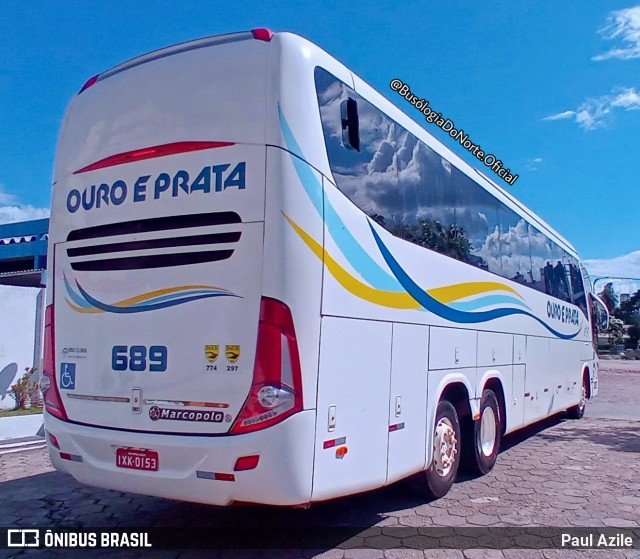 Viação Ouro e Prata 689 na cidade de Belém, Pará, Brasil, por Paul Azile. Número da foto: #10272915.
