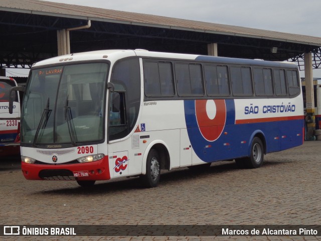 Viação São Cristóvão 2090 na cidade de Lavras, Minas Gerais, Brasil, por Marcos de Alcantara Pinto. Número da foto: #10271741.