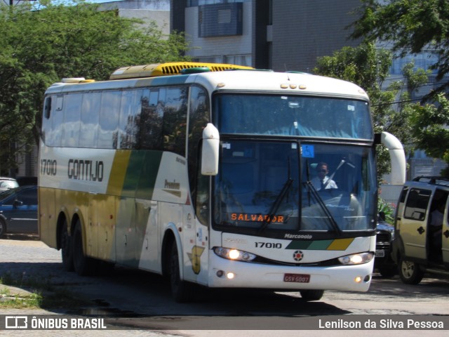 Empresa Gontijo de Transportes 17010 na cidade de Caruaru, Pernambuco, Brasil, por Lenilson da Silva Pessoa. Número da foto: #10270270.