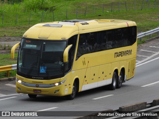 Viação Itapemirim 60001 na cidade de Lavrinhas, São Paulo, Brasil, por Jhonatan Diego da Silva Trevisan. Número da foto: #10274088.