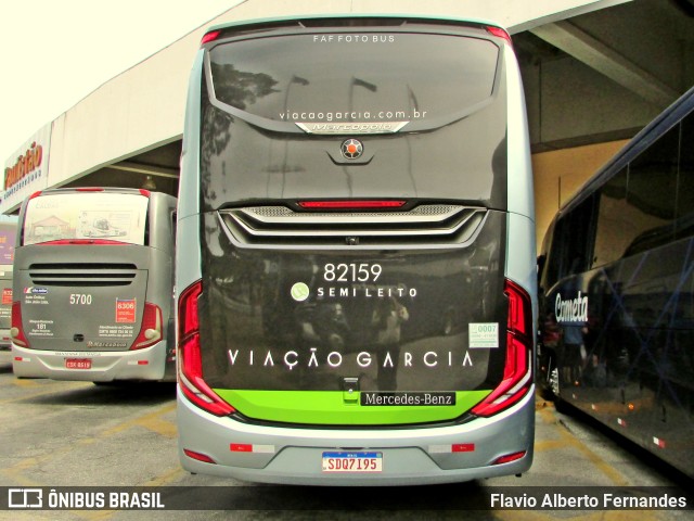 Viação Garcia 82159 na cidade de Sorocaba, São Paulo, Brasil, por Flavio Alberto Fernandes. Número da foto: #10273867.