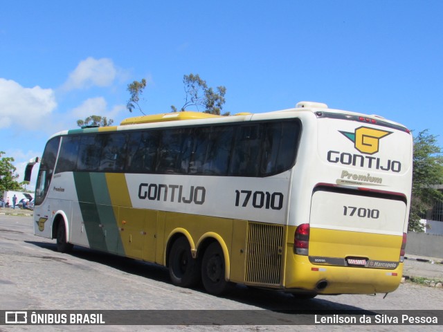 Empresa Gontijo de Transportes 17010 na cidade de Caruaru, Pernambuco, Brasil, por Lenilson da Silva Pessoa. ID da foto: 10274001.