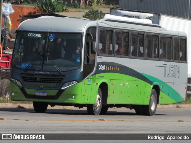Turin Transportes 2060 na cidade de Conselheiro Lafaiete, Minas Gerais, Brasil, por Rodrigo  Aparecido. Número da foto: #10274476.