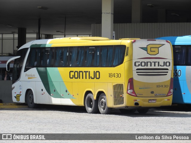 Empresa Gontijo de Transportes 18430 na cidade de Caruaru, Pernambuco, Brasil, por Lenilson da Silva Pessoa. ID da foto: 10274021.