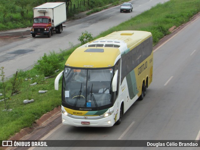 Empresa Gontijo de Transportes 18360 na cidade de Belo Horizonte, Minas Gerais, Brasil, por Douglas Célio Brandao. ID da foto: 10274887.