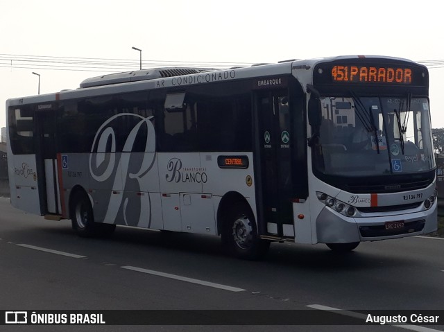 Transportes Blanco RJ 136.197 na cidade de Nova Iguaçu, Rio de Janeiro, Brasil, por Augusto César. Número da foto: #10273509.