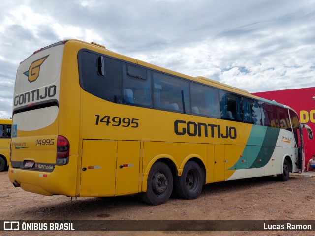 Empresa Gontijo de Transportes 14995 na cidade de Serra Talhada, Pernambuco, Brasil, por Lucas Ramon. ID da foto: 10275855.