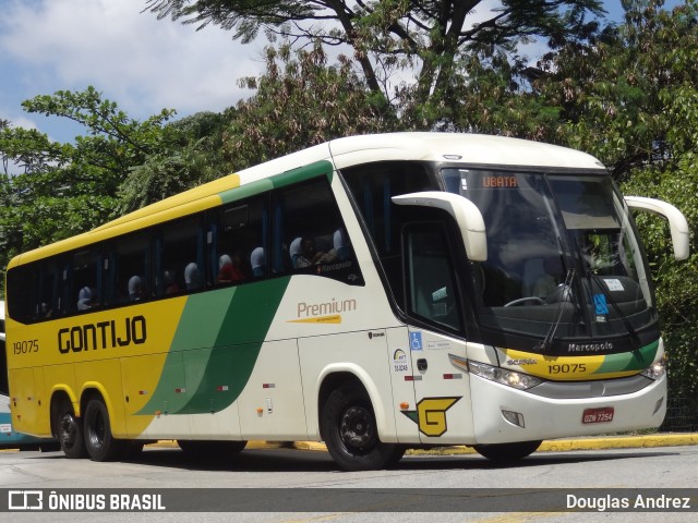 Empresa Gontijo de Transportes 19075 na cidade de São Paulo, São Paulo, Brasil, por Douglas Andrez. ID da foto: 10274500.