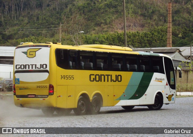 Empresa Gontijo de Transportes 14555 na cidade de Juiz de Fora, Minas Gerais, Brasil, por Gabriel Cruz. ID da foto: 10274838.