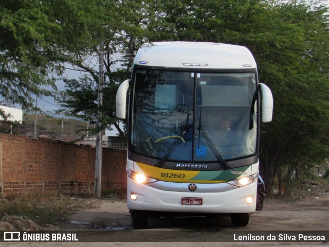 Empresa Gontijo de Transportes 18260 na cidade de Caruaru, Pernambuco, Brasil, por Lenilson da Silva Pessoa. ID da foto: 10274056.