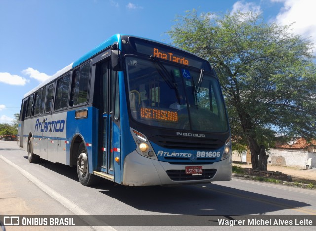 ATT - Atlântico Transportes e Turismo 881606 na cidade de Paulo Afonso, Bahia, Brasil, por Wagner Michel Alves Leite. Número da foto: #10276388.