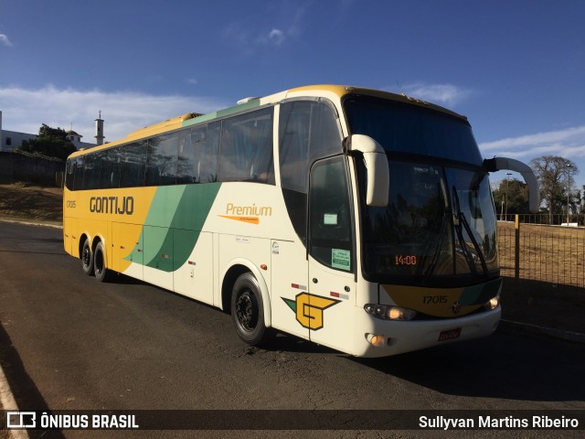 Empresa Gontijo de Transportes 17015 na cidade de Anápolis, Goiás, Brasil, por Sullyvan Martins Ribeiro. ID da foto: 10277193.