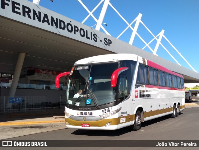 Expresso Itamarati 6378 na cidade de Fernandópolis, São Paulo, Brasil, por João Vitor Pereira. Número da foto: #10278924.