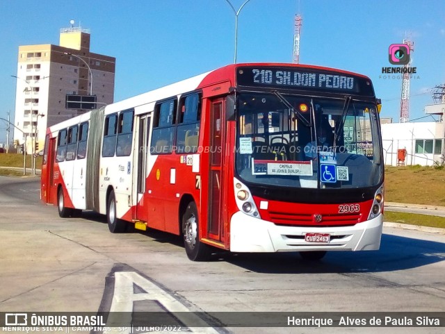 Itajaí Transportes Coletivos 2963 na cidade de Campinas, São Paulo, Brasil, por Henrique Alves de Paula Silva. Número da foto: #10279295.