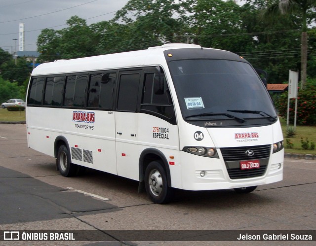 Arara-Bus Transportes 27611004 na cidade de Manaus, Amazonas, Brasil, por Jeison Gabriel Souza. Número da foto: #10276528.