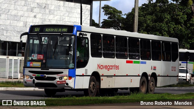Consórcio Navegantes - 02 > Viação São Jorge > Transurb Transporte Urbano 02102 na cidade de João Pessoa, Paraíba, Brasil, por Bruno Roberto  Mendes. Número da foto: #10278851.
