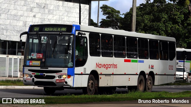 Consórcio Navegantes - 02 > Viação São Jorge > Transurb Transporte Urbano 02102 na cidade de João Pessoa, Paraíba, Brasil, por Bruno Roberto  Mendes. ID da foto: 10278851.