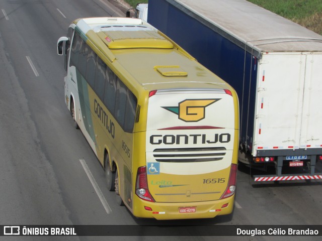 Empresa Gontijo de Transportes 16515 na cidade de Belo Horizonte, Minas Gerais, Brasil, por Douglas Célio Brandao. ID da foto: 10278233.