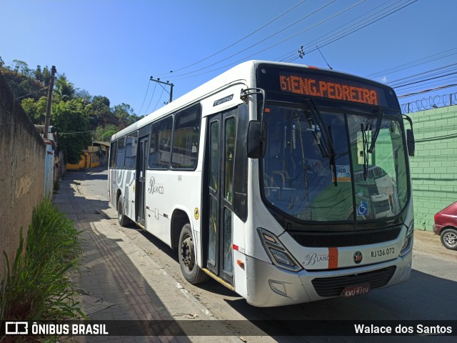 Transportes Blanco RJ 136.072 na cidade de Japeri, Rio de Janeiro, Brasil, por Walace dos Santos. ID da foto: 10279437.