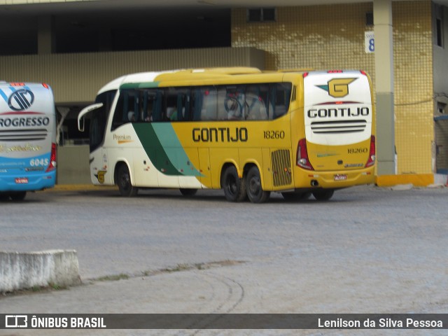 Empresa Gontijo de Transportes 18260 na cidade de Caruaru, Pernambuco, Brasil, por Lenilson da Silva Pessoa. ID da foto: 10276860.