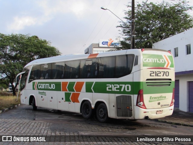 Empresa Gontijo de Transportes 21270 na cidade de Caruaru, Pernambuco, Brasil, por Lenilson da Silva Pessoa. ID da foto: 10276876.