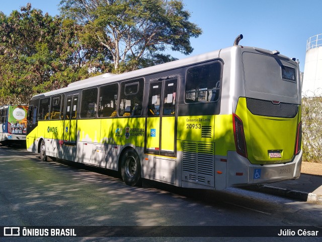 SM Transportes 20953 na cidade de Belo Horizonte, Minas Gerais, Brasil, por Júlio César. Número da foto: #10276781.