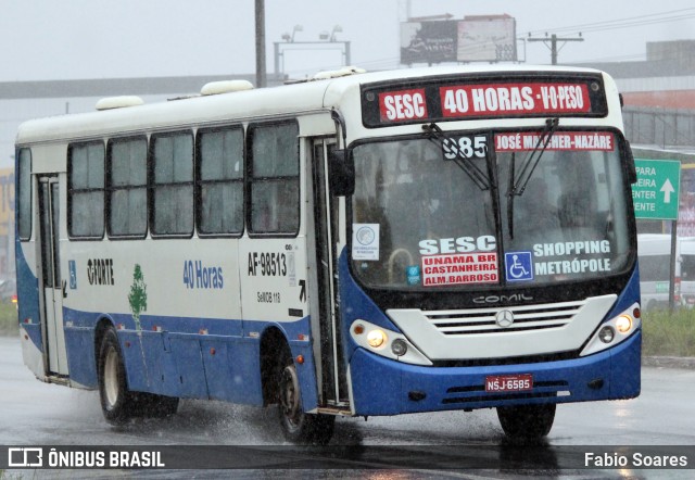 Viação Forte AF-98513 na cidade de Ananindeua, Pará, Brasil, por Fabio Soares. Número da foto: #10276932.