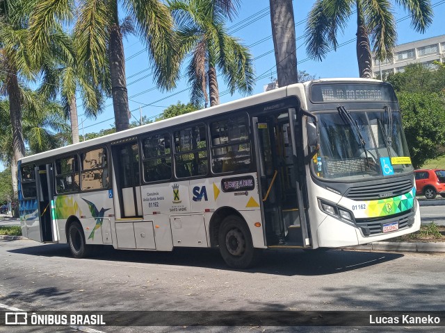 Viação Guaianazes 01 162 na cidade de Santo André, São Paulo, Brasil, por Lucas Kaneko. Número da foto: #10279412.