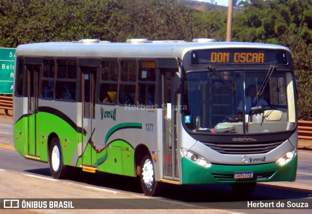 Turin Transportes 1377 na cidade de Congonhas, Minas Gerais, Brasil, por Herbert de Souza. Número da foto: #10282457.