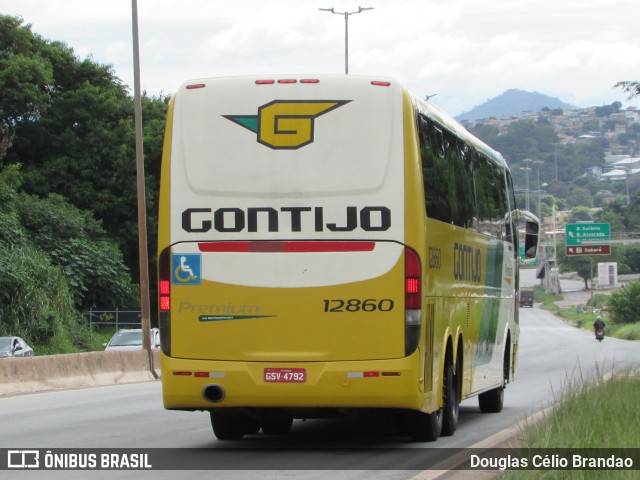 Empresa Gontijo de Transportes 12860 na cidade de Belo Horizonte, Minas Gerais, Brasil, por Douglas Célio Brandao. ID da foto: 10282022.