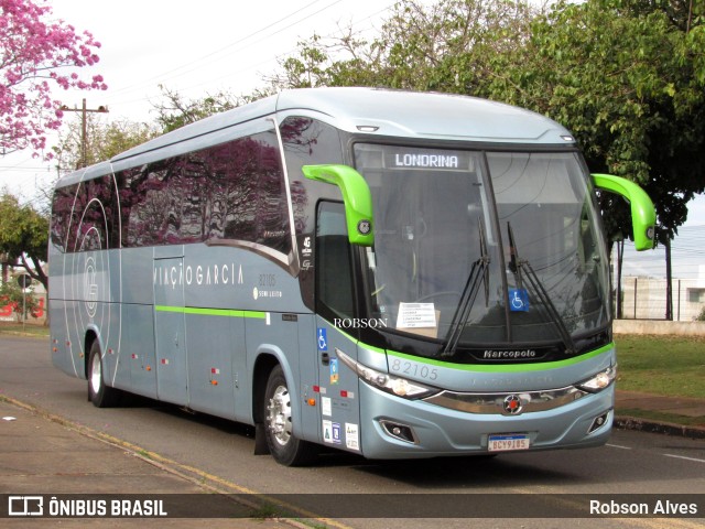 Viação Garcia 82105 na cidade de Paranavaí, Paraná, Brasil, por Robson Alves. ID da foto: 10281961.