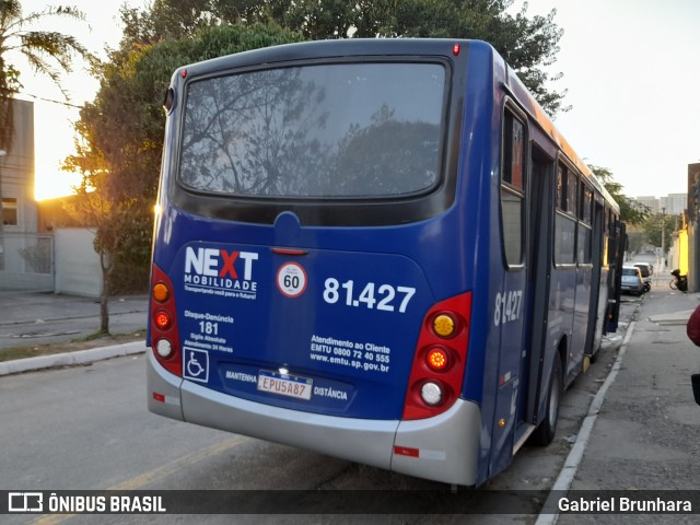 Next Mobilidade - ABC Sistema de Transporte 81.427 na cidade de São Paulo, São Paulo, Brasil, por Gabriel Brunhara. Número da foto: #10280430.