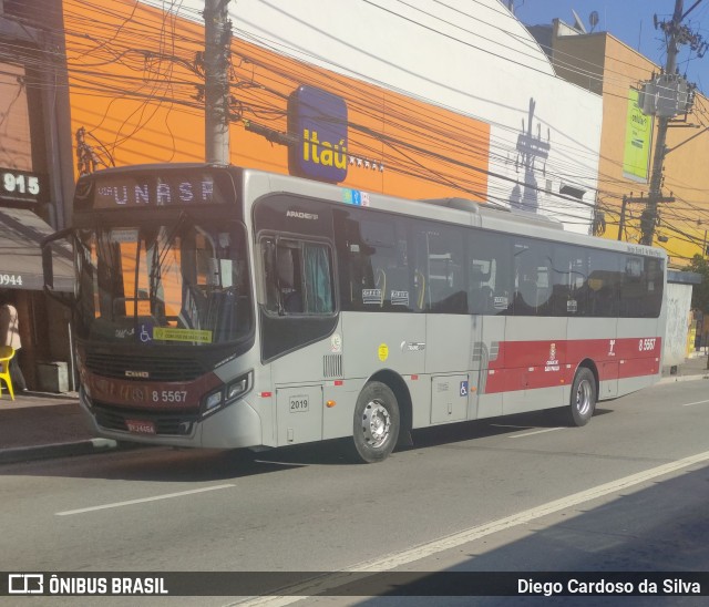 Auto Viação Transcap 8 5567 na cidade de São Paulo, São Paulo, Brasil, por Diego Cardoso da Silva. ID da foto: 10279710.